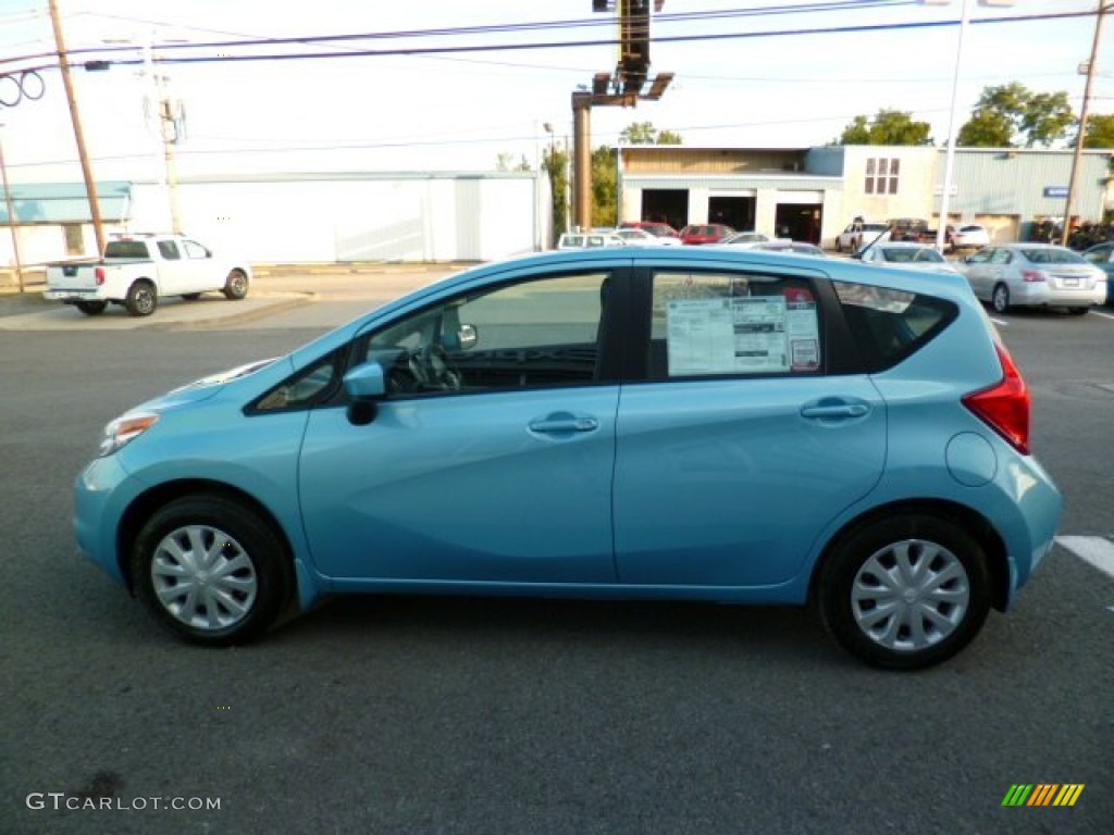 2015 Versa Note S - MorningSky Blue / Charcoal photo #4