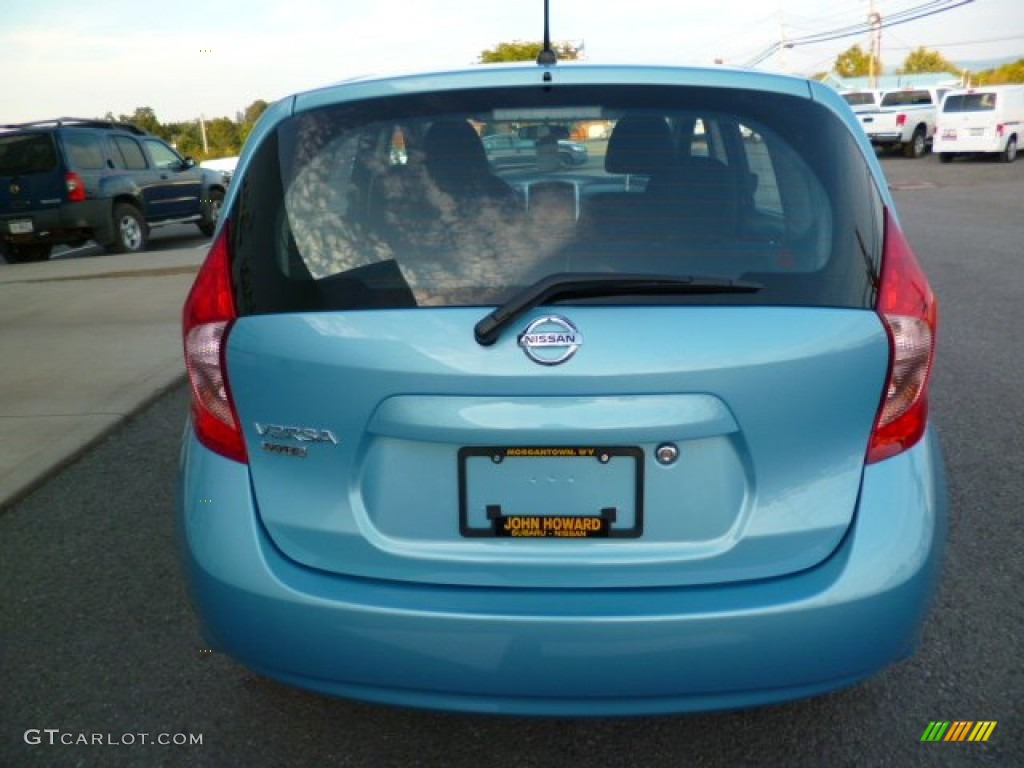 2015 Versa Note S - MorningSky Blue / Charcoal photo #6