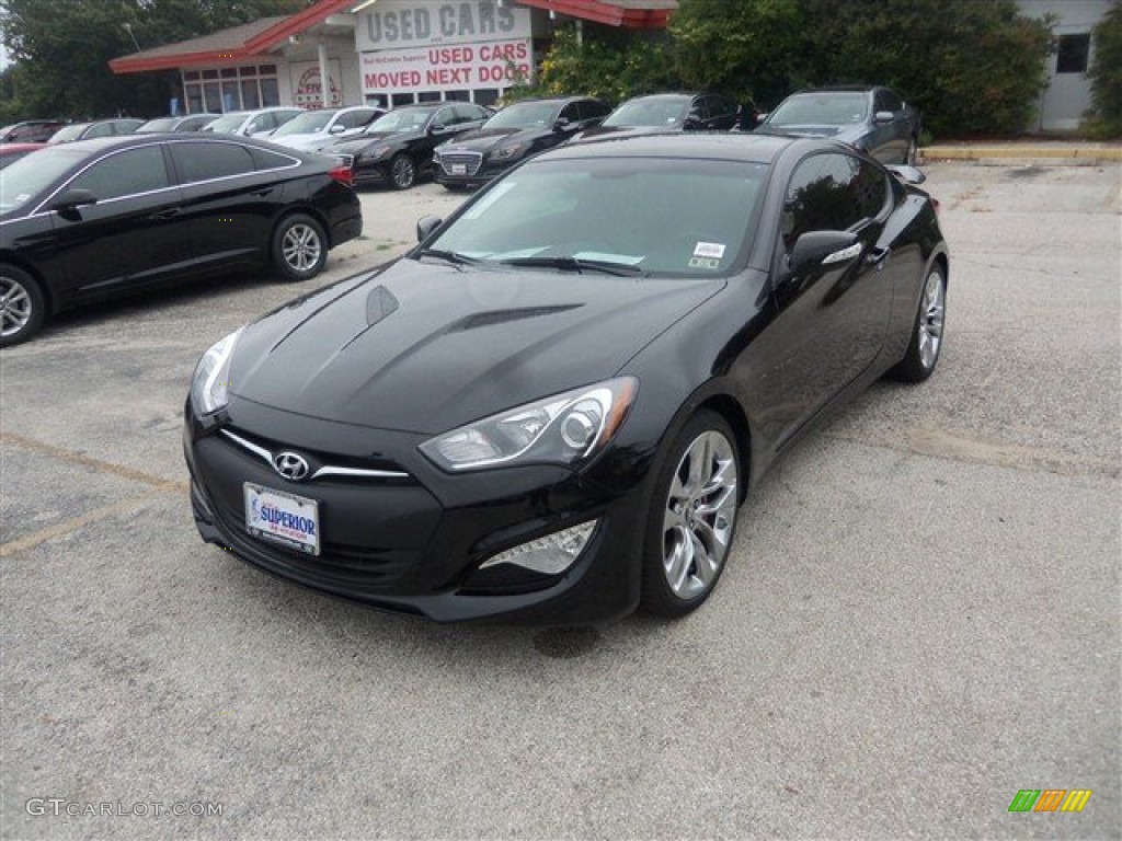 2015 Genesis Coupe 3.8 Ultimate - Caspian Black / Black photo #1