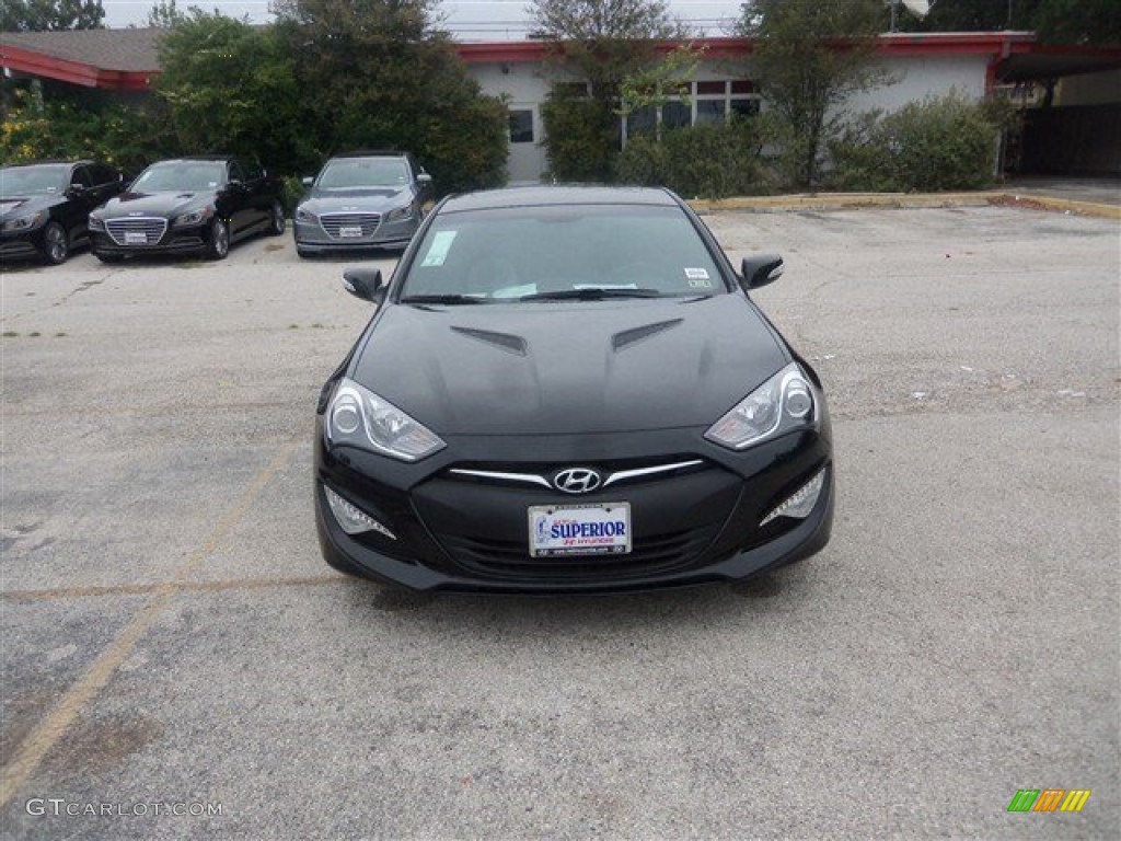 2015 Genesis Coupe 3.8 Ultimate - Caspian Black / Black photo #2