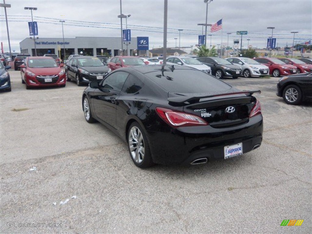 2015 Genesis Coupe 3.8 Ultimate - Caspian Black / Black photo #4