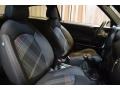 Leather/Cloth Hot Cross Carbon Black Front Seat Photo for 2014 Mini Cooper #97297009