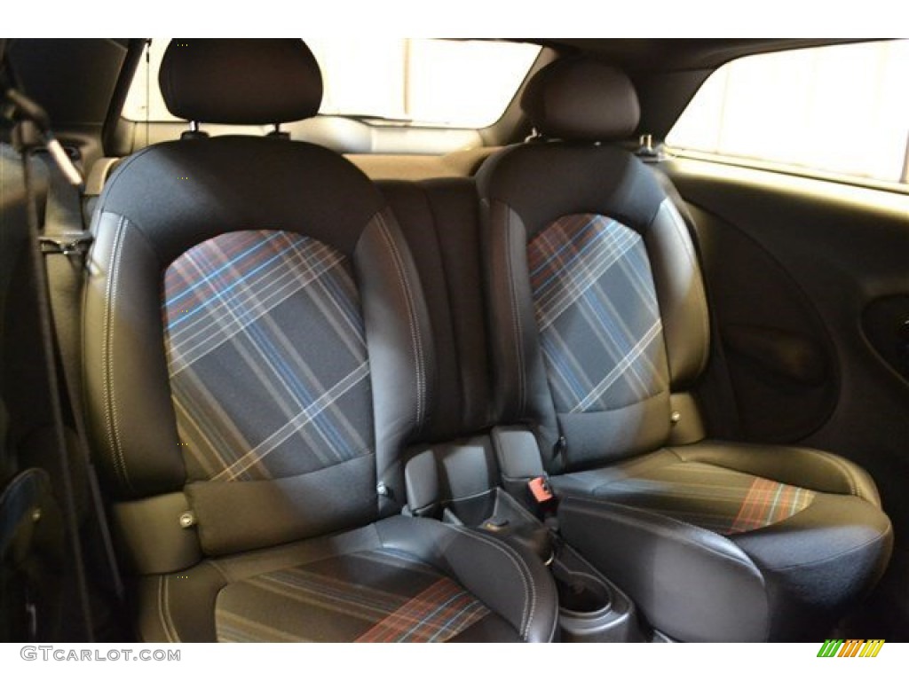 Leather/Cloth Hot Cross Carbon Black Interior 2014 Mini Cooper John Cooper Works Paceman All4 AWD Photo #97297123