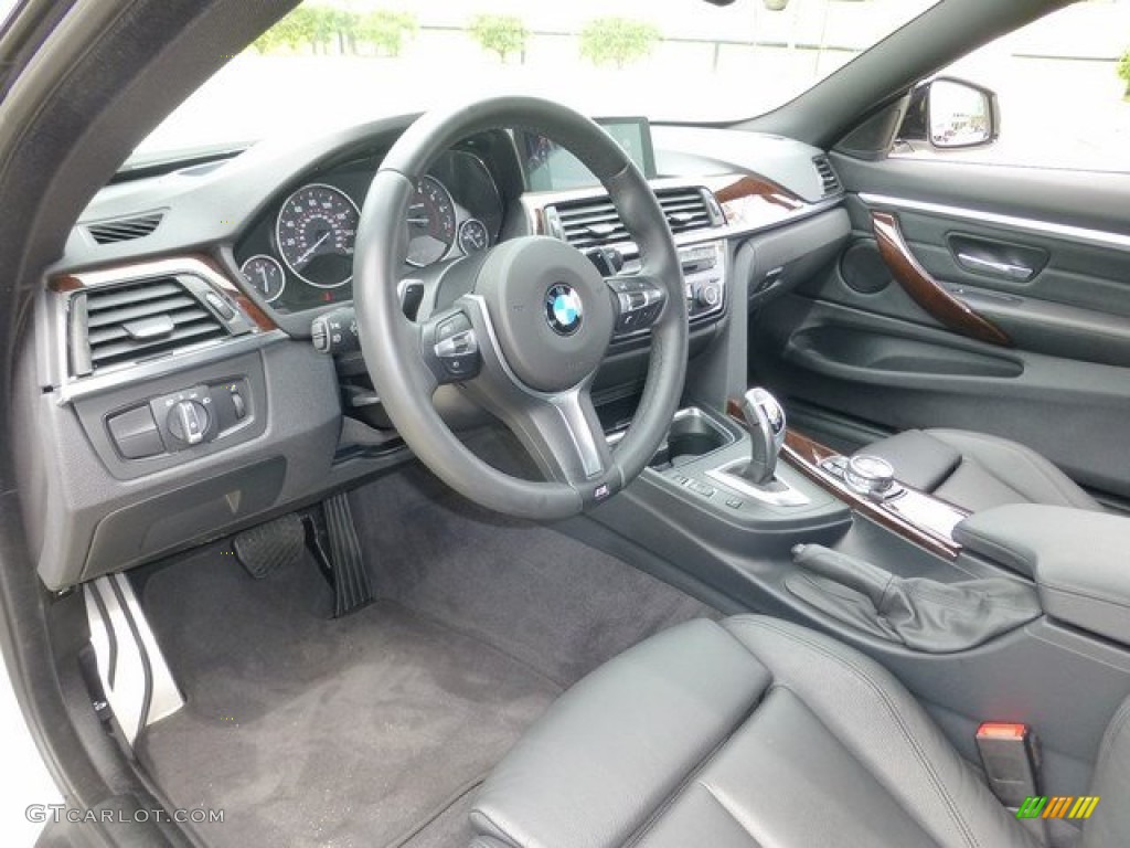 Black Interior 2014 BMW 4 Series 435i Coupe Photo #97297420