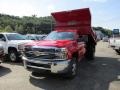 Victory Red - Silverado 3500HD WT Regular Cab 4x4 Dump Truck Photo No. 2