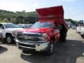 2015 Victory Red Chevrolet Silverado 3500HD WT Regular Cab 4x4 Dump Truck  photo #2