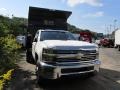 Summit White - Silverado 3500HD WT Regular Cab 4x4 Dump Truck Photo No. 4