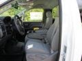 Jet Black/Dark Ash 2015 Chevrolet Silverado 3500HD WT Regular Cab 4x4 Dump Truck Interior Color