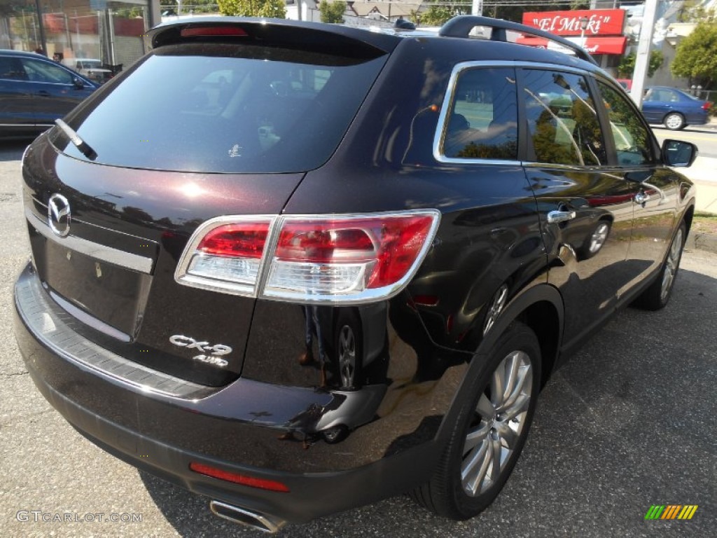 2009 CX-9 Touring AWD - Black Cherry Mica / Sand photo #4