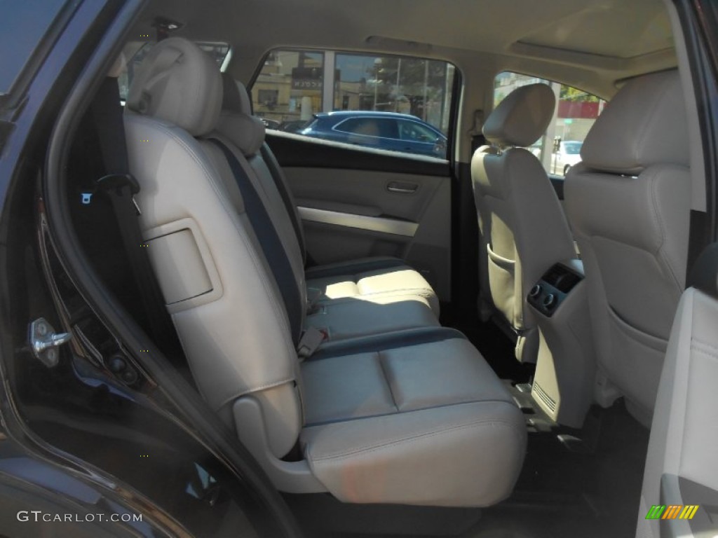 2009 CX-9 Touring AWD - Black Cherry Mica / Sand photo #9