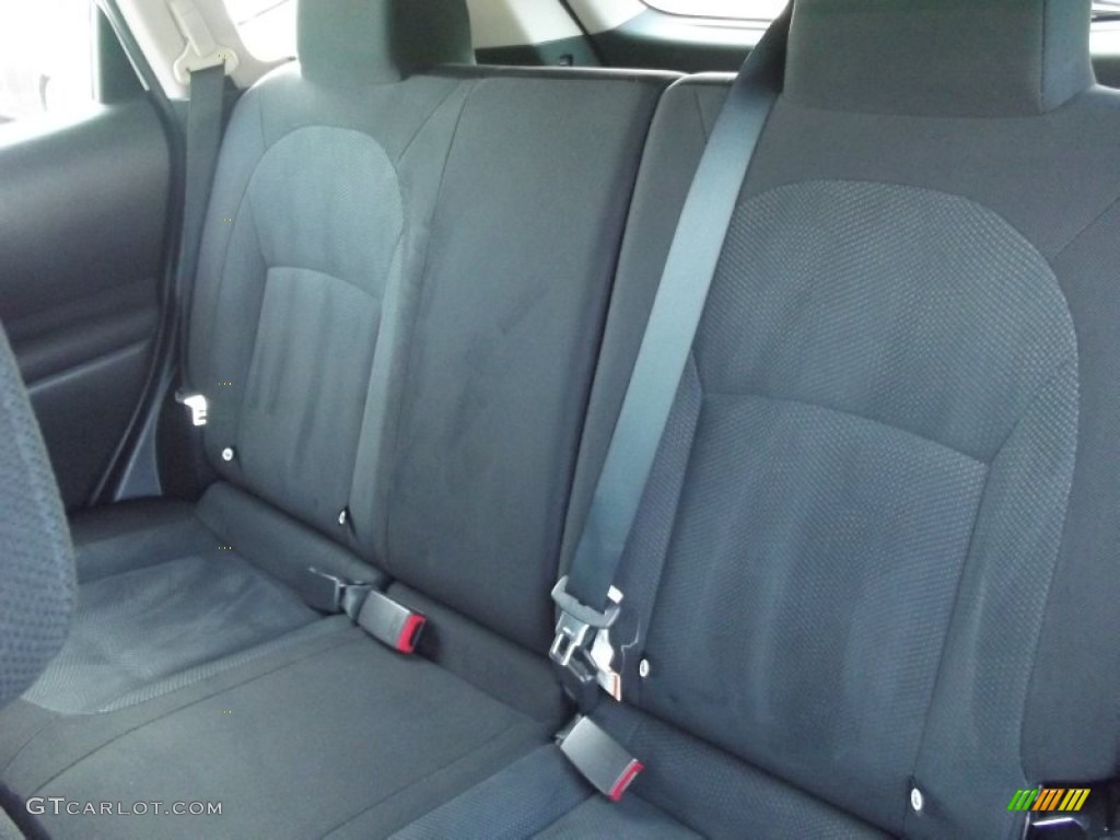 2011 Rogue S AWD - Pearl White / Black photo #12