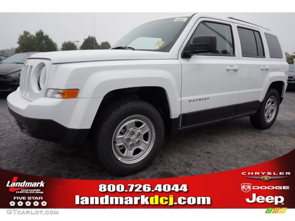 Bright White Jeep Patriot