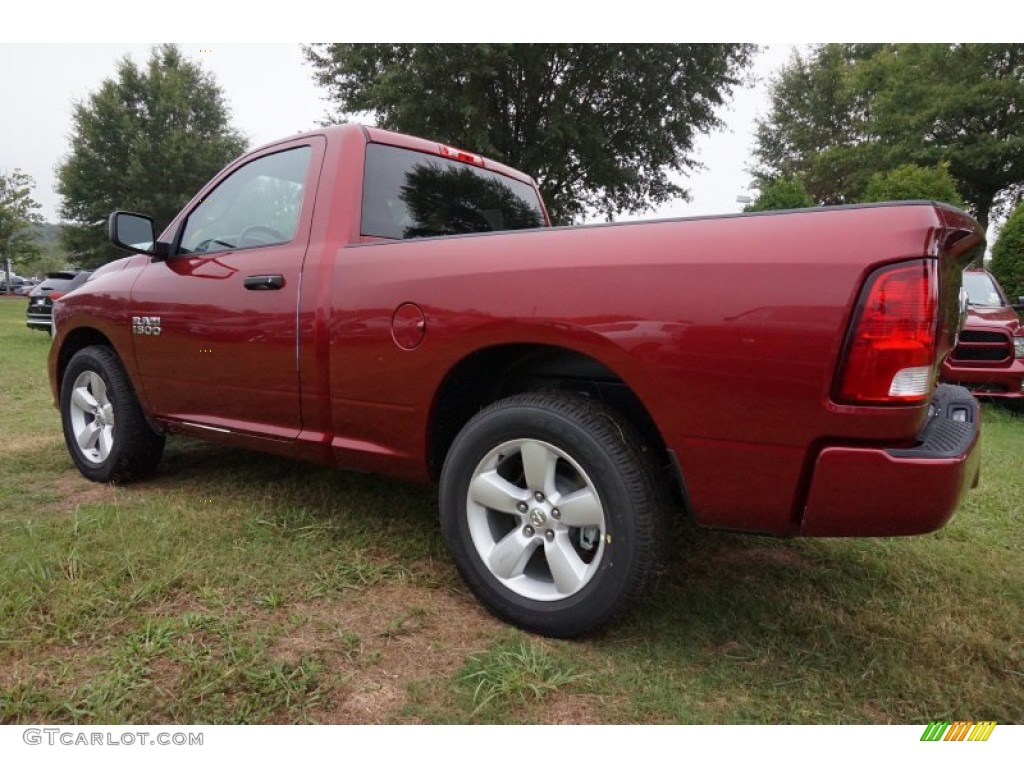 2014 1500 Tradesman Regular Cab - Deep Cherry Red Crystal Pearl / Black/Diesel Gray photo #2