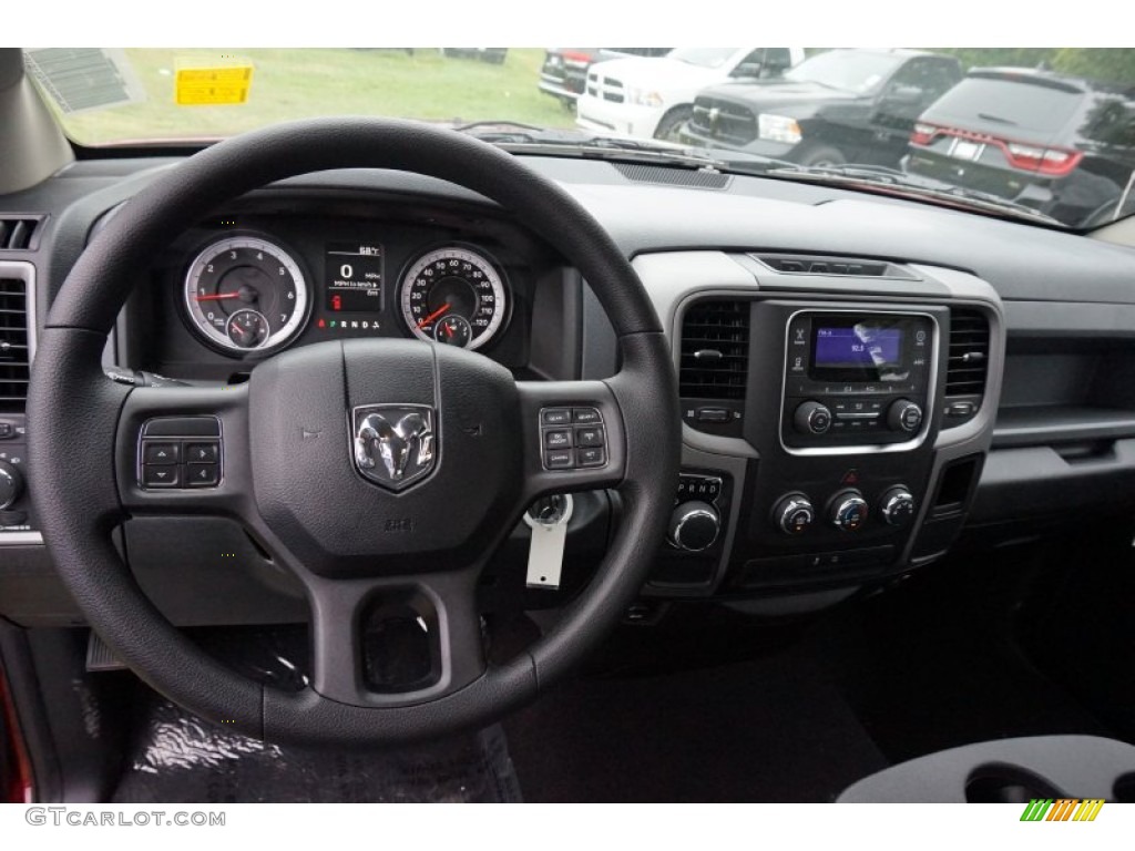 2014 1500 Tradesman Regular Cab - Deep Cherry Red Crystal Pearl / Black/Diesel Gray photo #7