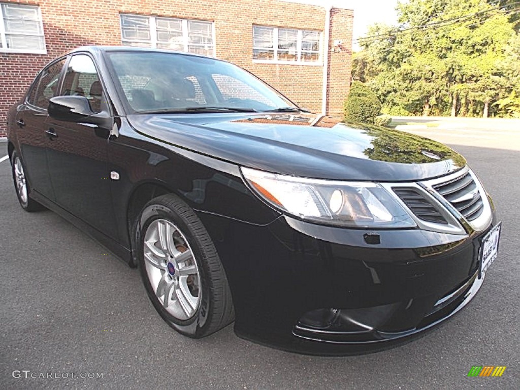 2011 9-3 2.0T Sport Sedan - Black / Black photo #7