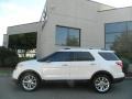 2011 White Suede Ford Explorer XLT 4WD  photo #4