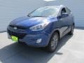 2015 Laguna Blue Hyundai Tucson SE  photo #7