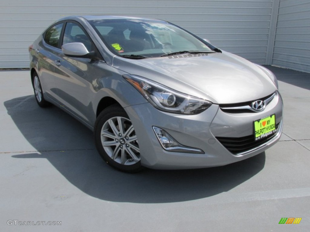 2015 Elantra SE Sedan - Titanium Gray Metallic / Black photo #1