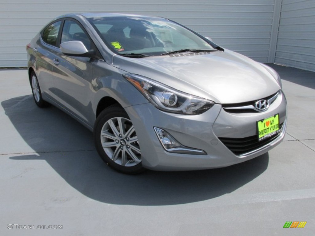 2015 Elantra SE Sedan - Titanium Gray Metallic / Black photo #2