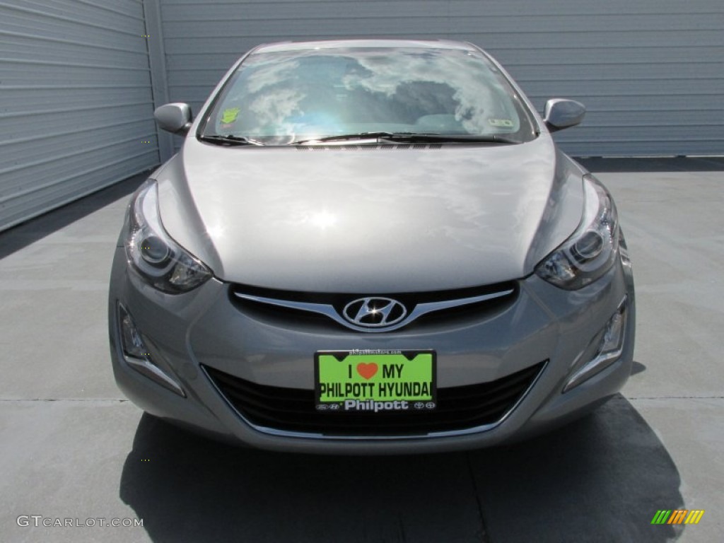 2015 Elantra SE Sedan - Titanium Gray Metallic / Black photo #8