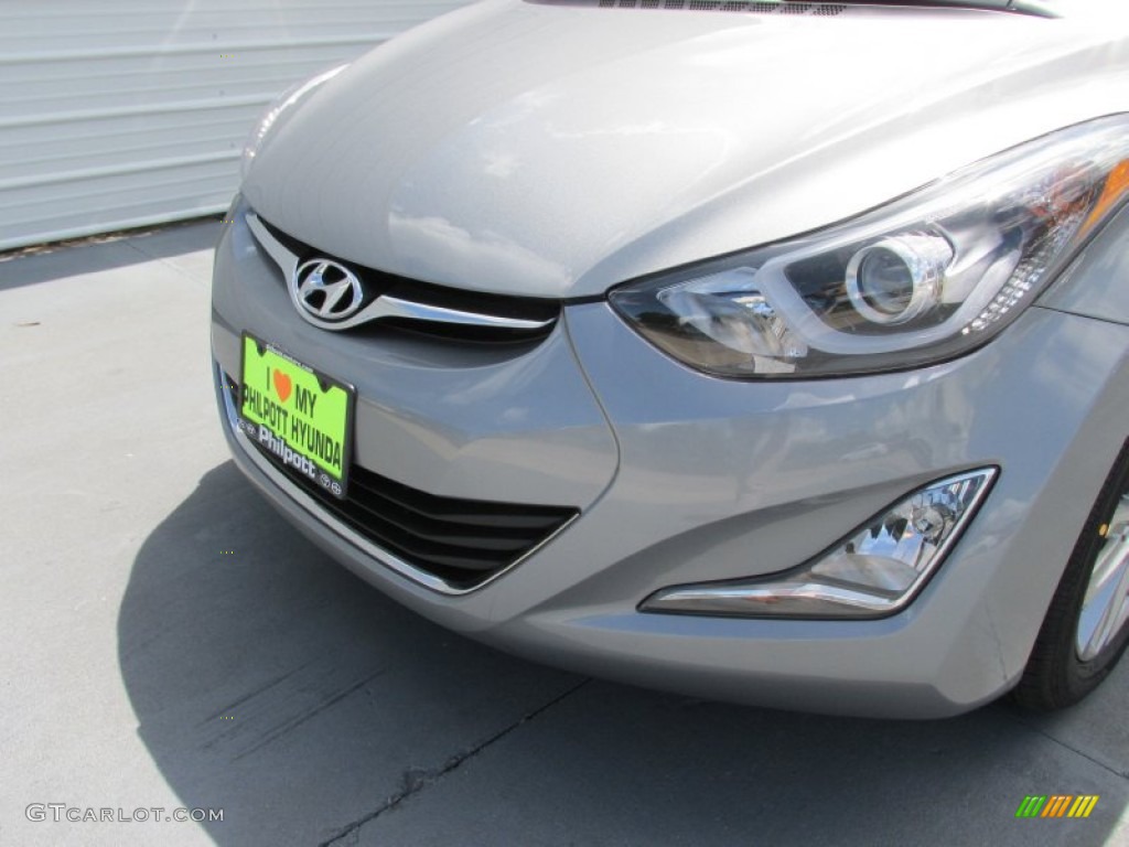 2015 Elantra SE Sedan - Titanium Gray Metallic / Black photo #10