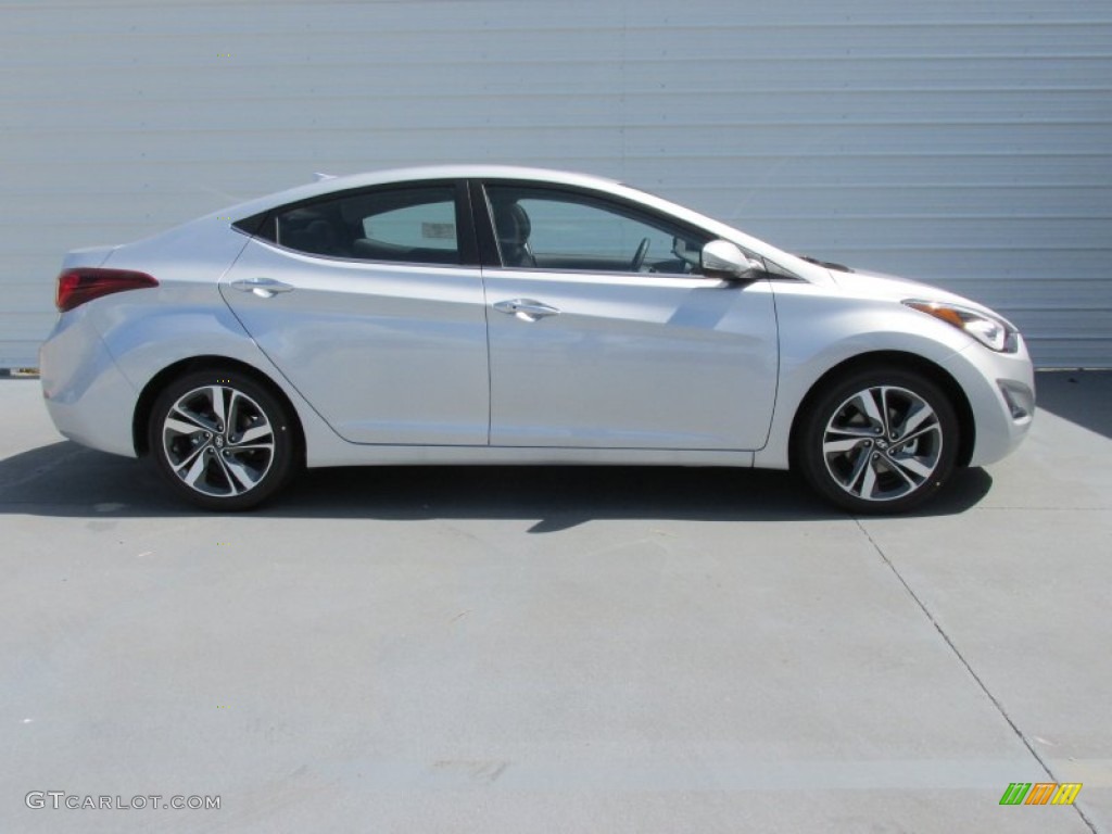 2015 Elantra Limited Sedan - Shimmering Air Silver / Gray photo #3