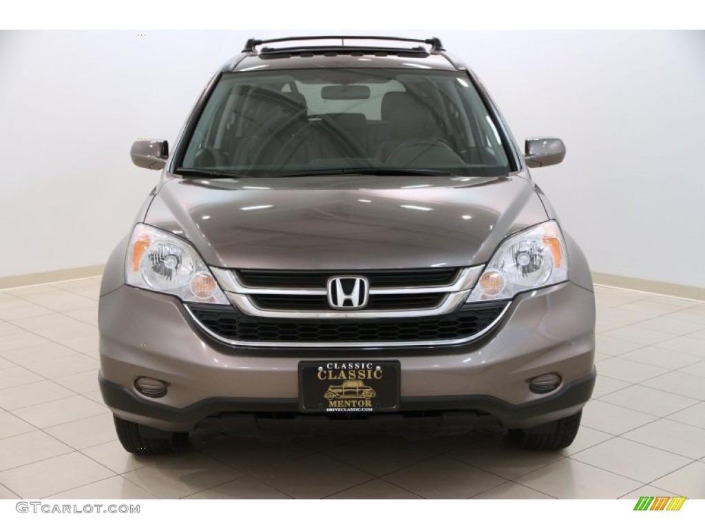 2011 CR-V EX-L 4WD - Urban Titanium Metallic / Black photo #2