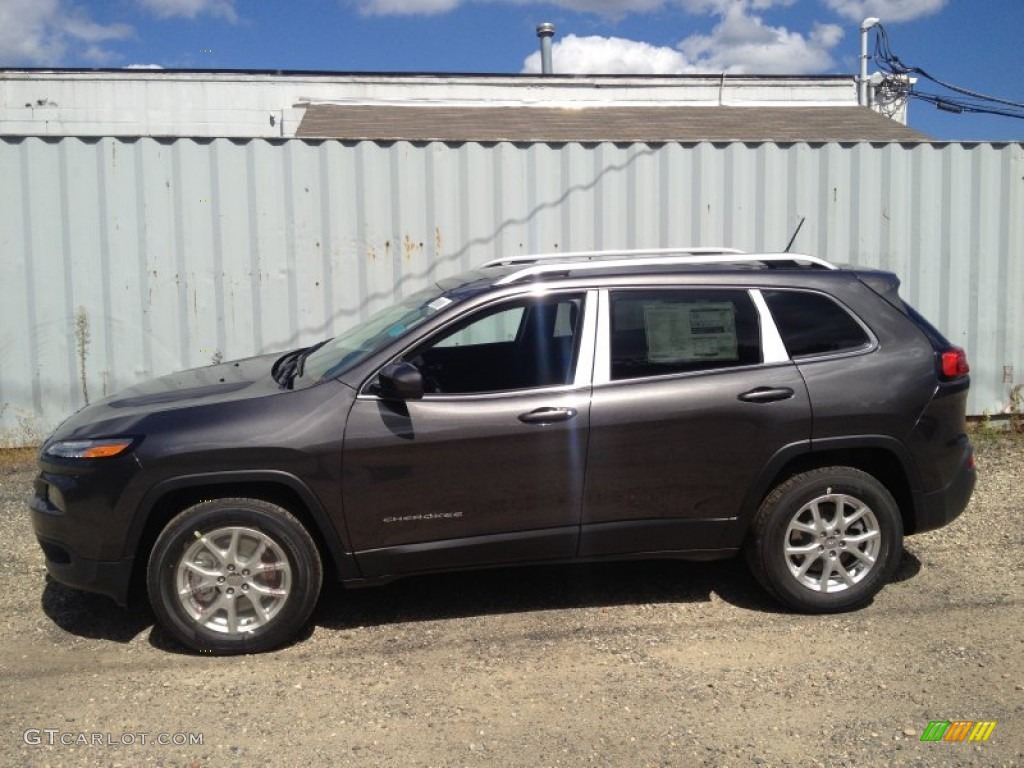 Granite Crystal Metallic 2015 Jeep Cherokee Latitude 4x4 Exterior Photo #97317685