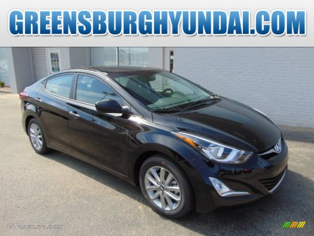Phantom Black Hyundai Elantra