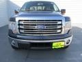 2014 Blue Jeans Ford F150 Lariat SuperCrew 4x4  photo #8