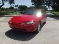 Bright Red 2002 Ford Escort ZX2 Coupe