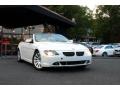 2005 Alpine White BMW 6 Series 645i Convertible  photo #25