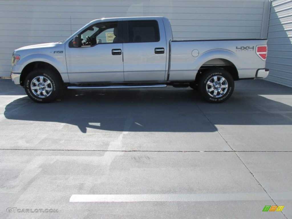 2014 F150 XLT SuperCrew 4x4 - Ingot Silver / Steel Grey photo #6