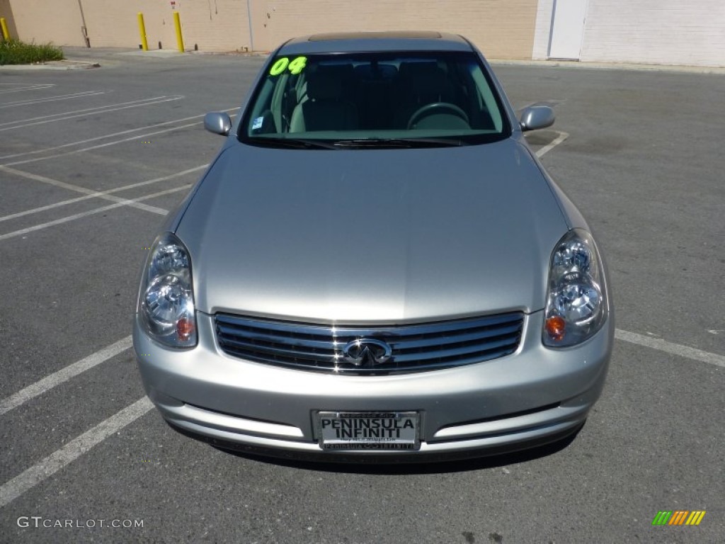 2004 G 35 Sedan - Desert Platinum Metallic / Willow photo #7