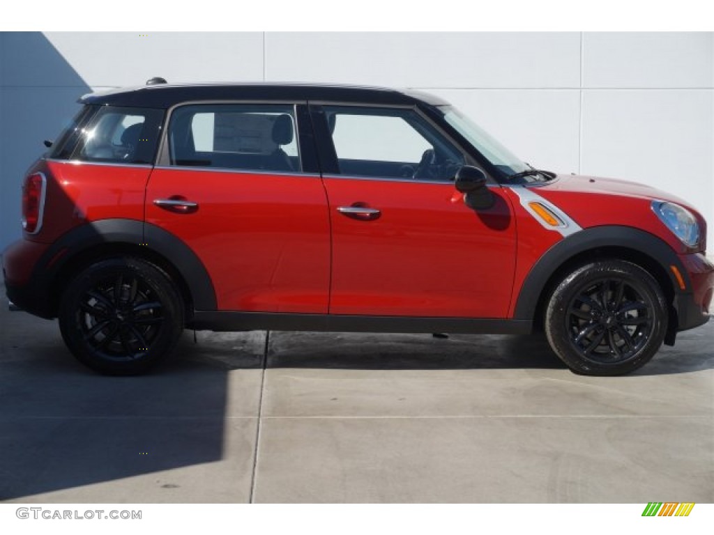Blazing Red Metallic 2015 Mini Countryman Cooper Exterior Photo #97323645