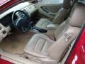 Ivory 2001 Honda Accord EX V6 Coupe Interior Color