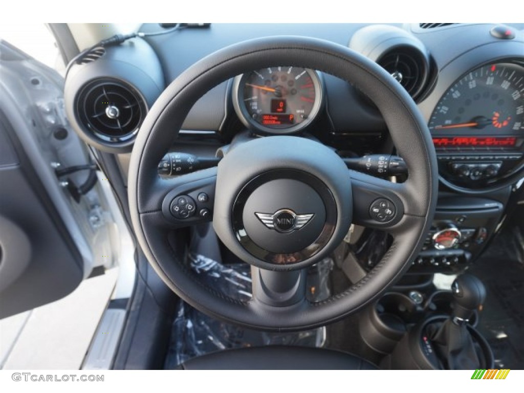 2015 Mini Countryman Cooper Carbon Black Steering Wheel Photo #97323970