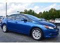 Dyno Blue Pearl 2012 Honda Civic EX Sedan Exterior