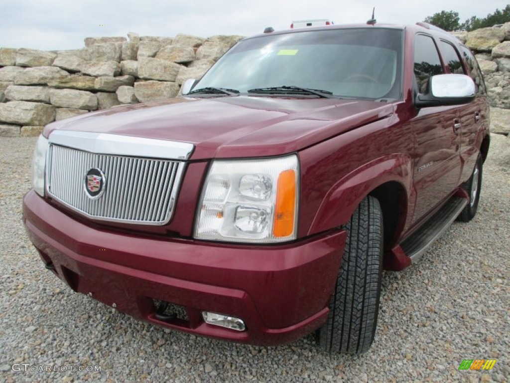 2004 Escalade AWD - Red E / Shale photo #2
