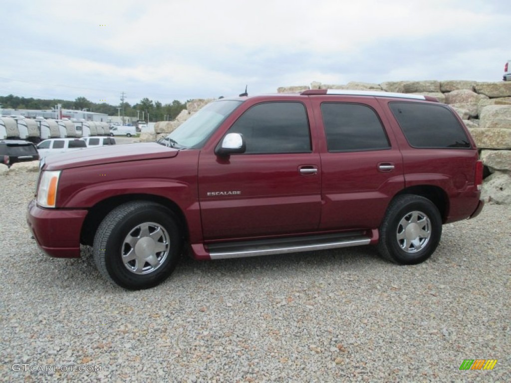 2004 Escalade AWD - Red E / Shale photo #3