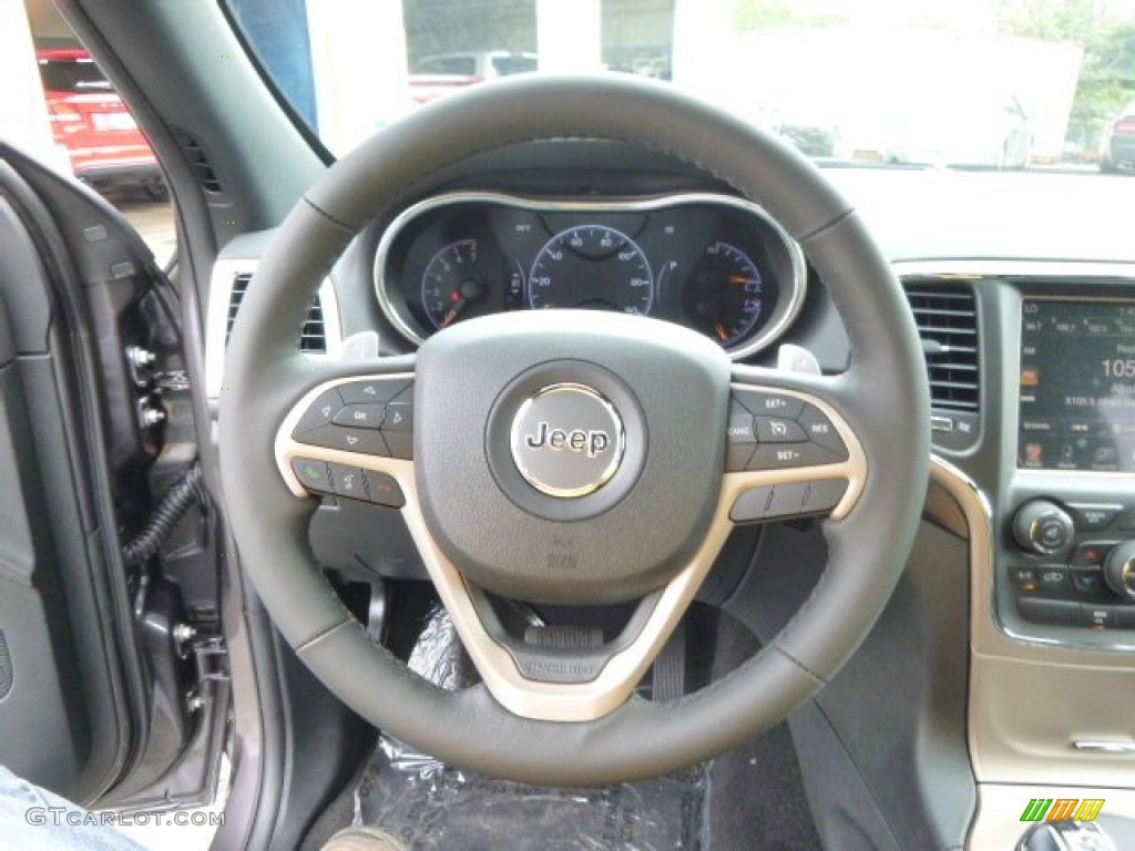 2015 Jeep Grand Cherokee Altitude 4x4 Black Steering Wheel Photo #97324377