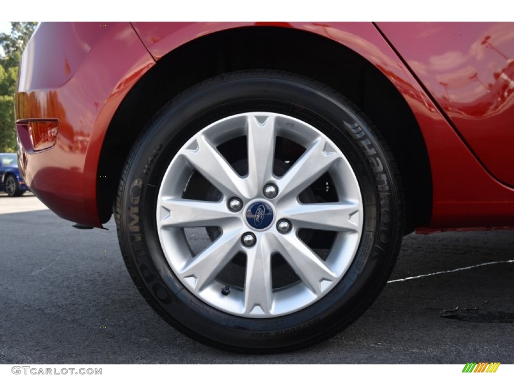 2013 Fiesta SE Hatchback - Ruby Red / Charcoal Black/Light Stone photo #16