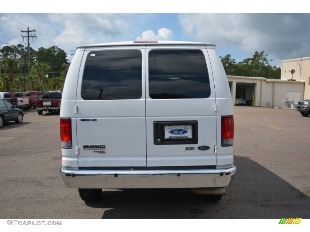 2014 E-Series Van E350 XLT Passenger Van - Oxford White / Medium Flint photo #4