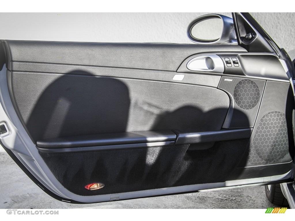 2006 Porsche Boxster Standard Boxster Model Black Door Panel Photo #97327191
