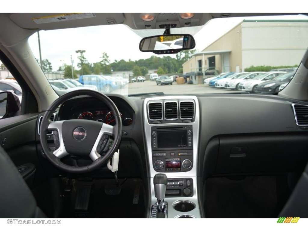 2008 Acadia SLT - Dark Crimson Red Metallic / Ebony photo #12