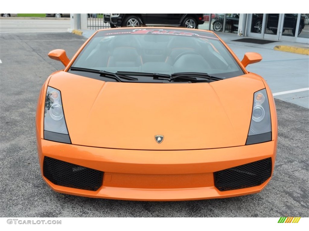 2008 Gallardo Spyder - Arancio Borealis (Orange) / Nero Perseus/Orange photo #2
