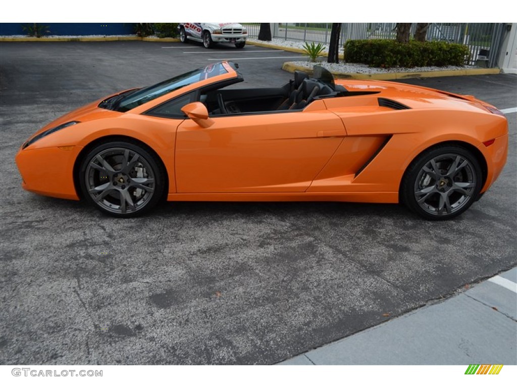 Arancio Borealis (Orange) 2008 Lamborghini Gallardo Spyder Exterior Photo #97328910