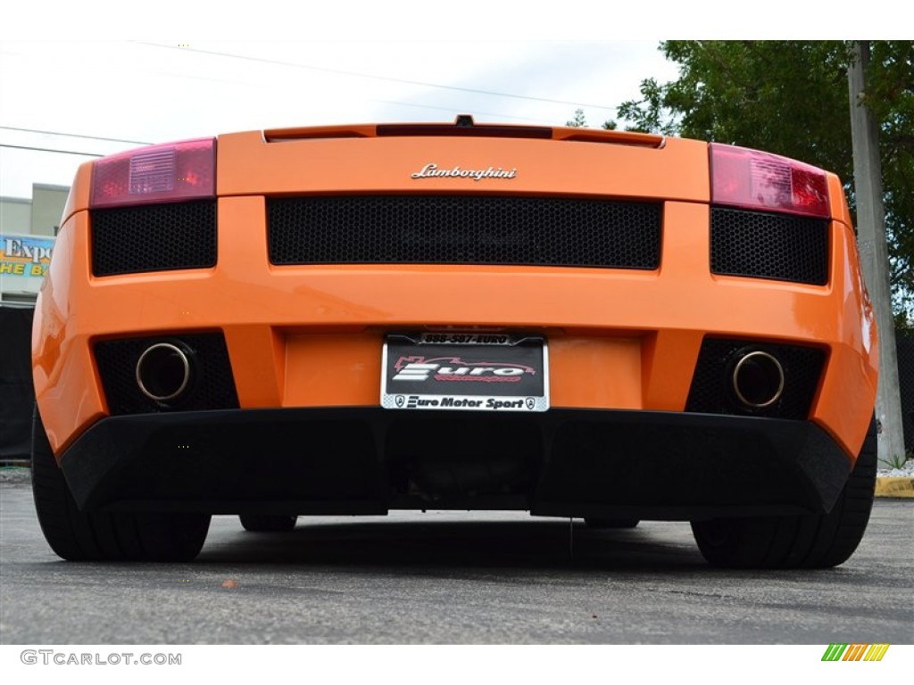2008 Gallardo Spyder - Arancio Borealis (Orange) / Nero Perseus/Orange photo #15