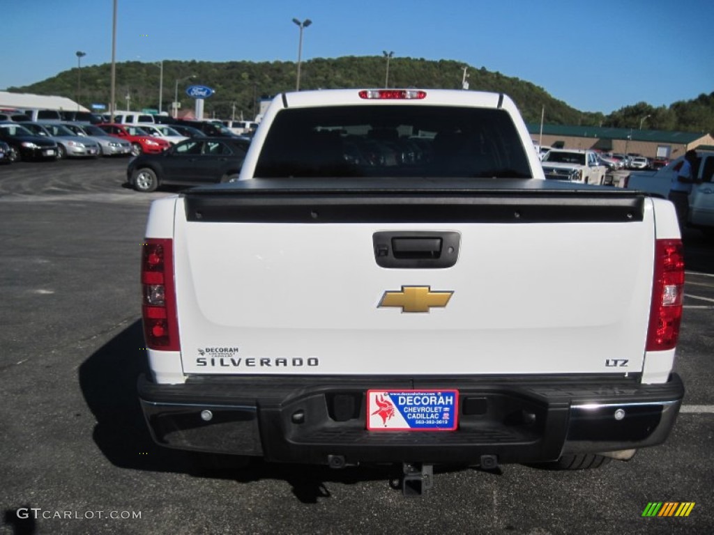 2013 Silverado 1500 LTZ Crew Cab 4x4 - Summit White / Ebony photo #4