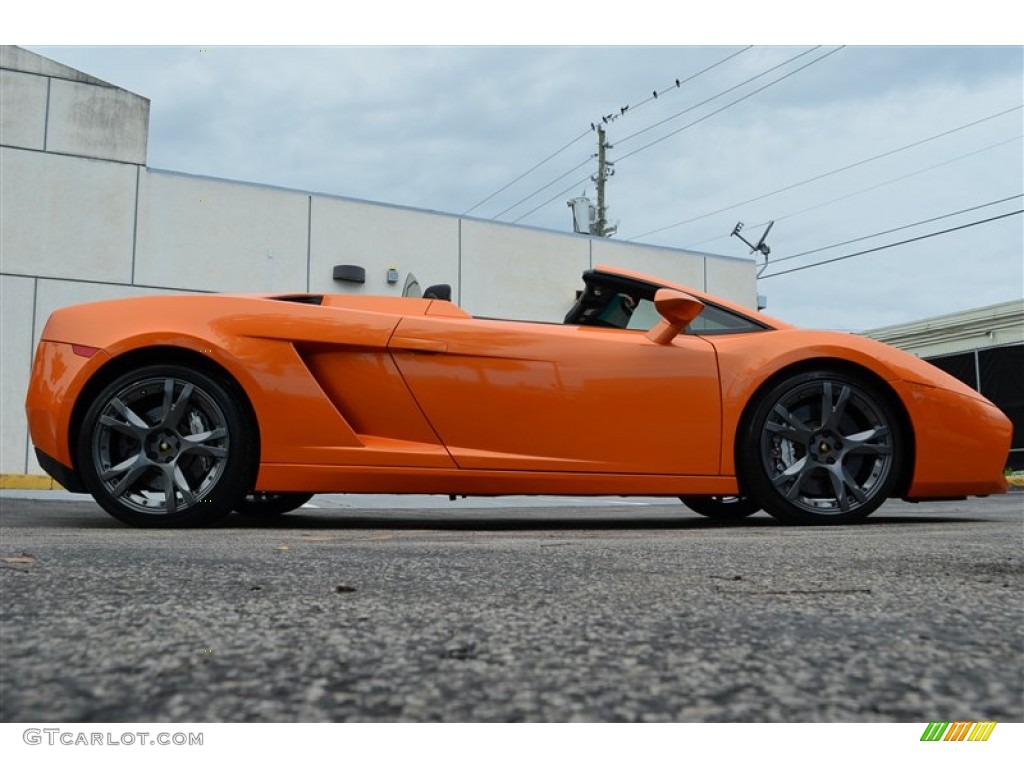 Arancio Borealis (Orange) 2008 Lamborghini Gallardo Spyder Exterior Photo #97329165